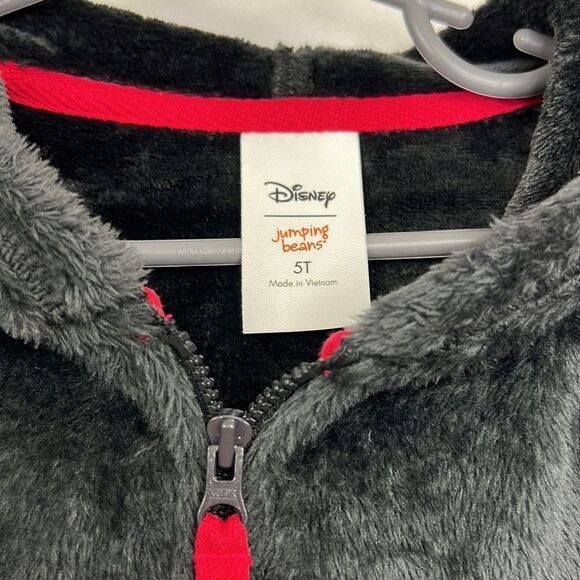 Disney Jumping beans full zip hooded Minnie Mouse jacket with ears and bow NWOT - Picture 3 of 11